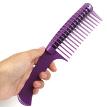 Load image into Gallery viewer, Anti Anti Splicing & Detangling Big Tooth Roller Comb Dyeing Hair Style Waxing Style Oil Treatment Comb Hair Salon Hair Comb