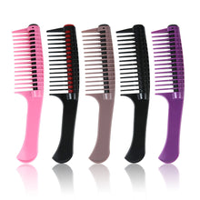 Load image into Gallery viewer, Anti Anti Splicing & Detangling Big Tooth Roller Comb Dyeing Hair Style Waxing Style Oil Treatment Comb Hair Salon Hair Comb