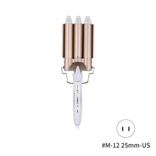 Load image into Gallery viewer, Professional Hair Tools Curling Iron Egg Roll Head Curling Iron Ceramic Three Bar Curling Iron Water Corrugated Iron Hair Tools