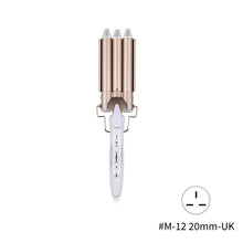 Load image into Gallery viewer, Professional Hair Tools Curling Iron Egg Roll Head Curling Iron Ceramic Three Bar Curling Iron Water Corrugated Iron Hair Tools