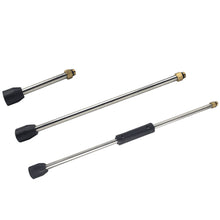 Load image into Gallery viewer, 15cm/35cm/50cm Extension Wand For High Pressure Wash Gun With M14 Thread Or 1/4 Quick Connection Extension Rod Car Wash Accessory