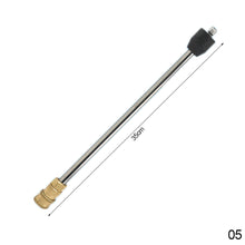 Load image into Gallery viewer, 15cm/35cm/50cm Extension Wand For High Pressure Wash Gun With M14 Thread Or 1/4 Quick Connection Extension Rod Car Wash Accessory