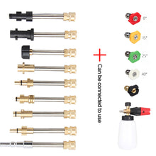 Load image into Gallery viewer, Spear Rod Lance Adapter For High Pressure Washer With 1/4 Quick Connnection For Karcher Lavor Bosch Nilfisk Interskol