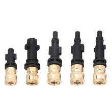 Load image into Gallery viewer, Pressure Washer Male Adapter G1/4" Quick Release Connector Nozzle for Karcher LAVOR Black Decker Bosch Parkside Car Cleaning Machine