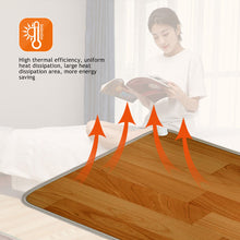 Load image into Gallery viewer, 220V Winter Heating Foot Mat Electric Heating Pad Warm Feet Heater Office Home Pet Warm Pad Floor Electric Heater PVC Heat Conduction Leather