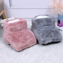 Load image into Gallery viewer, Super Soft Winter Warm Electric Foot Warmer Heater USB Charging/EU Plug Power Saving Warm Foot Cover Feet Heating Pads for Home Office