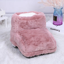 Load image into Gallery viewer, Super Soft Winter Warm Electric Foot Warmer Heater USB Charging/EU Plug Power Saving Warm Foot Cover Feet Heating Pads for Home Office