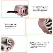 Load image into Gallery viewer, 800W 220V Electric Heater PTC Heating Hand Foot Warm Household Fan Heater Room Heating Space Heater Warmer Machine Quick Heat for Winter