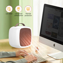 Load image into Gallery viewer, 500W Personal Mini Heater Safe Quiet Office Heat Desktop Electric Heater 220V Air Warmer Winter Household Appliances For Indoor Use