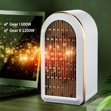 Load image into Gallery viewer, 1200W Electric Fan Desk Heater Desktop Household Portable Electric Heater Stove PTC Radiator Warmer Machine For Winter Home Appliances