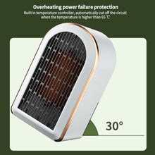 Load image into Gallery viewer, 1200W Electric Fan Desk Heater Desktop Household Portable Electric Heater Stove PTC Radiator Warmer Machine For Winter Home Appliances