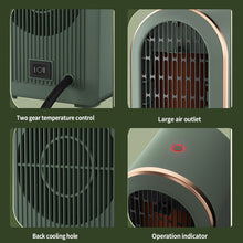 Load image into Gallery viewer, 1200W Electric Fan Desk Heater Desktop Household Portable Electric Heater Stove PTC Radiator Warmer Machine For Winter Home Appliances