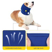 Load image into Gallery viewer, Pet Anti-shock Noise-proof Warm Grooming Earmuffs Turban Dog Ears Cover Flap Head Wrap for Dogs Earmuffs Puppy Soothing Emotions