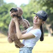 Load image into Gallery viewer, Pet Dog Cap Small Puppy Pets Solid Oxford Cap Dog Baseball Visor Hat Outdoor Accessories Sun Bonnet Cap For Teddy Chihuahua