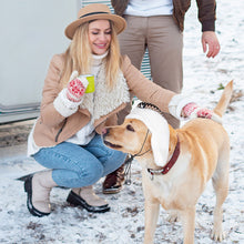 Load image into Gallery viewer, Super Soft Winter Pet Snow Cap Windproof Dog Headwear Keep Warm Outdoor Pet Dog Winter Hat with Ear Cover Pet Supplies