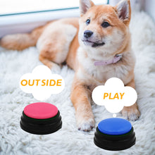 Load image into Gallery viewer, Pet Sound Box Recordable Talking Button Cat Voice Recorder Talking Toy For Pet Communication Training Tool Squeeze Box Dog Toys