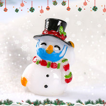 Load image into Gallery viewer, Cute Snowman Santa Decor Figure Craft Ornament Micro Landscape Kawaii Desk Car Interior Accessories Home Decoration Kids Gift
