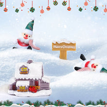 Load image into Gallery viewer, Cute Snowman Santa Decor Figure Craft Ornament Micro Landscape Kawaii Desk Car Interior Accessories Home Decoration Kids Gift