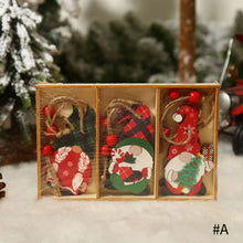 Load image into Gallery viewer, Christmas Wooden Pendant Merry Christmas Tree Decorations for Home Cristmas Ornament Xmas Navidad Gifts Happy New Year 2023