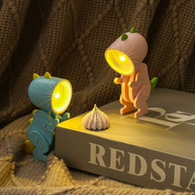 Load image into Gallery viewer, Mini Cute Dinosaur Shape Led Night Lights Folding Desk Lamp Adjustable Kids Bedroom Bedside Decoration Home Room Decor