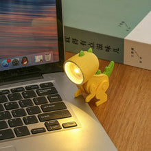 Load image into Gallery viewer, Mini Cute Dinosaur Shape Led Night Lights Folding Desk Lamp Adjustable Kids Bedroom Bedside Decoration Home Room Decor
