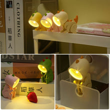 Load image into Gallery viewer, Mini Cute Dinosaur Shape Led Night Lights Folding Desk Lamp Adjustable Kids Bedroom Bedside Decoration Home Room Decor