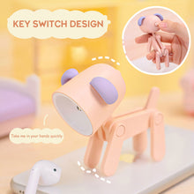 Load image into Gallery viewer, Mini Cute Dog Deer Shape Led Night Lights Folding Desk Lamp Adjustable Kids Bedroom Bedside Decoration Home Room Decor
