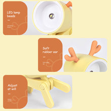Load image into Gallery viewer, Mini Cute Dog Deer Shape Led Night Lights Folding Desk Lamp Adjustable Kids Bedroom Bedside Decoration Home Room Decor