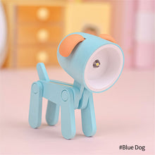Load image into Gallery viewer, Mini Cute Dog Deer Shape Led Night Lights Folding Desk Lamp Adjustable Kids Bedroom Bedside Decoration Home Room Decor