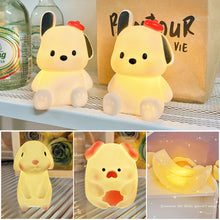 Load image into Gallery viewer, Vinyl Night Light Bedroom Decor Lights Button Battery Powered Cartoon Animal Lamps Xmas Christmas Decorations for Home Bedroom Birthday Wedding Kids Gifts