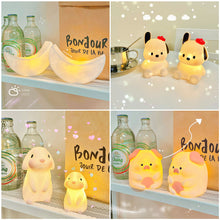 Load image into Gallery viewer, Vinyl Night Light Bedroom Decor Lights Button Battery Powered Cartoon Animal Lamps Xmas Christmas Decorations for Home Bedroom Birthday Wedding Kids Gifts