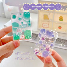 Load image into Gallery viewer, Transparent Acrylic Picture Photo Frame Magnetic Photocard Holder Poster Display Stand DIY Desktop Decoration Ornament