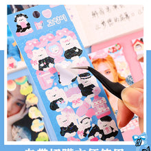 Load image into Gallery viewer, Korean Style Personality Hand Account Cute Cartoon Laser Waterproof Stickers Guka DIY Material Girls Children's Toys Kawaii Gift
