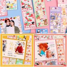 Load image into Gallery viewer, Korean Style Personality Hand Account Cute Cartoon Laser Waterproof Stickers Guka DIY Material Girls Children's Toys Kawaii Gift