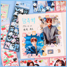 Load image into Gallery viewer, Korean Style Personality Hand Account Cute Cartoon Laser Waterproof Stickers Guka DIY Material Girls Children's Toys Kawaii Gift