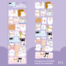 Load image into Gallery viewer, Korean Style Personality Hand Account Cute Cartoon Laser Waterproof Stickers Guka DIY Material Girls Children's Toys Kawaii Gift