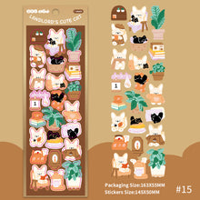 Load image into Gallery viewer, Korean Style Personality Hand Account Cute Cartoon Laser Waterproof Stickers Guka DIY Material Girls Children's Toys Kawaii Gift