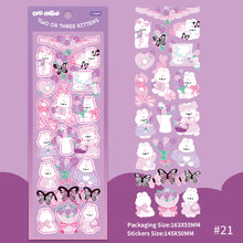 Load image into Gallery viewer, Korean Style Personality Hand Account Cute Cartoon Laser Waterproof Stickers Guka DIY Material Girls Children's Toys Kawaii Gift