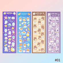 Load image into Gallery viewer, Korean Style Personality Hand Account Cute Cartoon Laser Waterproof Stickers Guka DIY Material Girls Children's Toys Kawaii Gift
