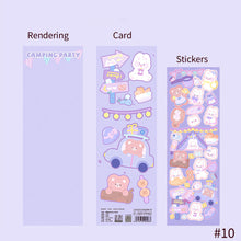 Load image into Gallery viewer, Korean Style Personality Hand Account Cute Cartoon Laser Waterproof Stickers Guka DIY Material Girls Children's Toys Kawaii Gift