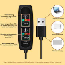 Load image into Gallery viewer, Pet USB Heating Bed Dog Cat Warming Sleeping Bag Electric Warming Bed Heating Pad Puppy Heater Winter House