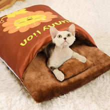 Load image into Gallery viewer, Pet USB Heating Bed Dog Cat Warming Sleeping Bag Electric Warming Bed Heating Pad Puppy Heater Winter House