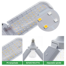 Load image into Gallery viewer, 24W 36W 48W Foldable LED Grow Light Full Spectrum E27 110 220V Plant Growing Light Phytolamp Bulb For Indoor Plants Flower Seedling