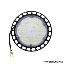 Load image into Gallery viewer, 100W 150W 200W UFO LED High Bay Light AC220V Waterproof Warehouse Garage Light Super Bright Commercial Industrial Lighting