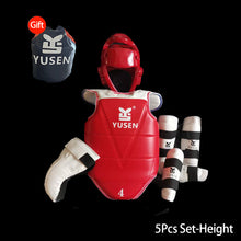 Load image into Gallery viewer, Taekwondo Set Taekwondo Protective Gear Helmet Armor Kickboxing Boxing Glove Taekwondo Equipment Head Protector