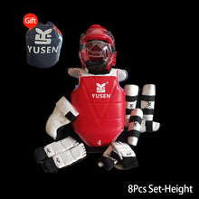 Load image into Gallery viewer, Taekwondo Set Taekwondo Protective Gear Helmet Armor Kickboxing Boxing Glove Taekwondo Equipment Head Protector