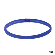 Load image into Gallery viewer, Women Men Elastic Absorbent Sweat Bands Yoga Running Fitness Headband Thin Sports Hair Bands Anti-slip Girls Hair Accessories