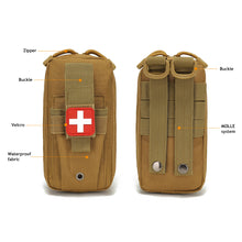 Load image into Gallery viewer, Tactical Molle First Aid Kits Medical Bag Outdoor Army Tourniquet Hunting Emergency Camping Survival Tool Military EDC Pouch