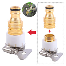 Load image into Gallery viewer, High Pressure Gun Hose Nozzle Brass Adjustable Squirt Hose Car Wash Machine Water Gun Quick Connector Garden Watering Hose Nozzle