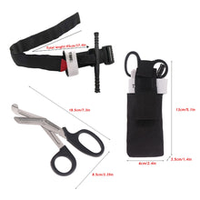 Load image into Gallery viewer, Tactical Military Tourniquet Trauma Medical Shear Tourniquet Bag Molle Pouch Duty Belt Loop For First Aid Kit Fast Hemostasis